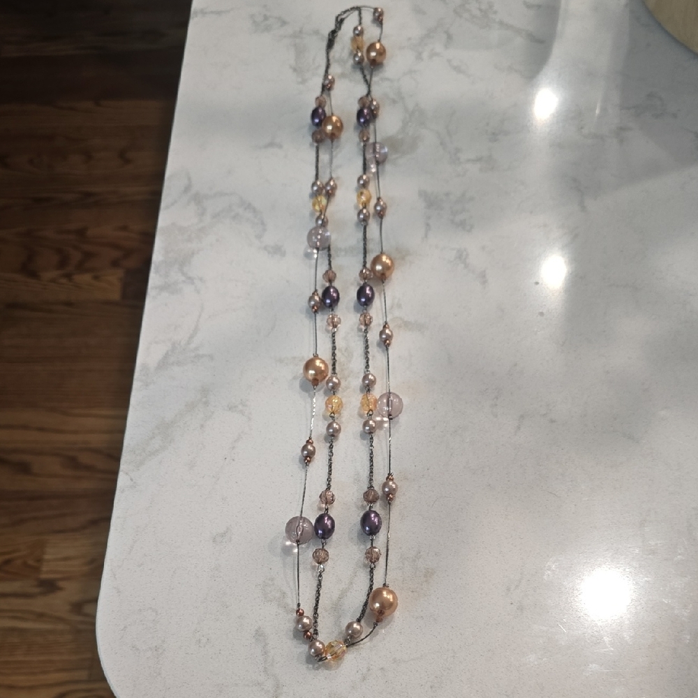 Elegant Multi-Color Beaded Necklace